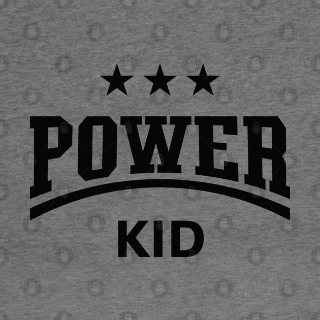 Power Kid (Child / Kiddie / Son / Daughter / Black) by MrFaulbaum